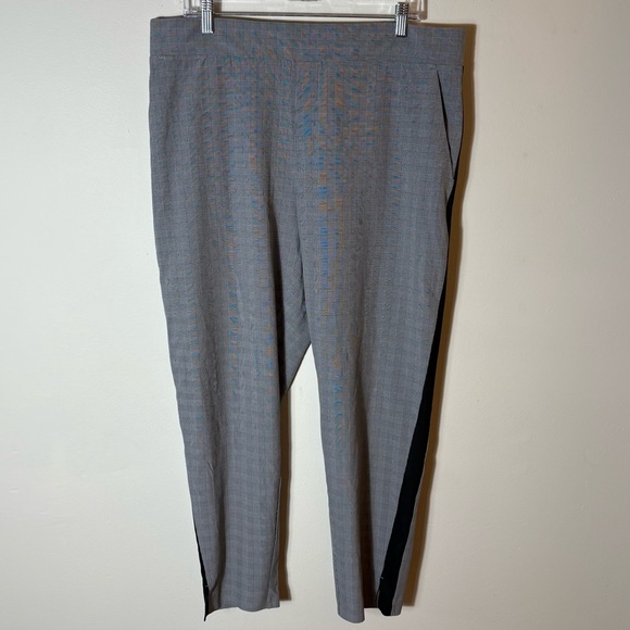 Athleta Brooklyn Plaid Ankle Pants Size 16 - Picture 1 of 7